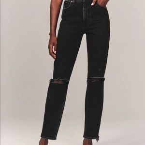 Abercrombie & Fitch high rise mom jeans